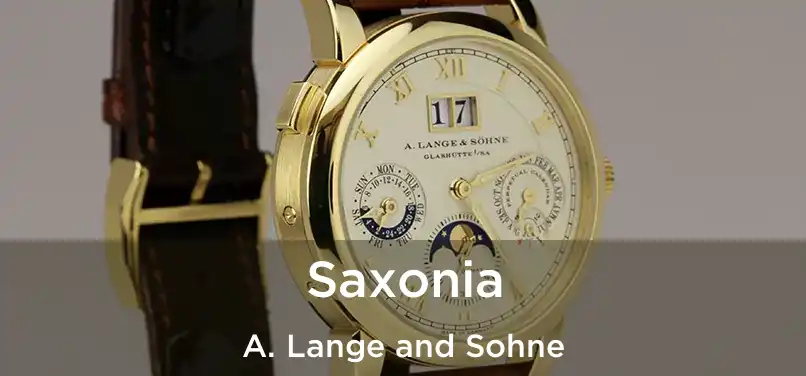  Saxonia A. Lange and Sohne